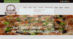 Desktop Screenshot of landinispizzeria.com